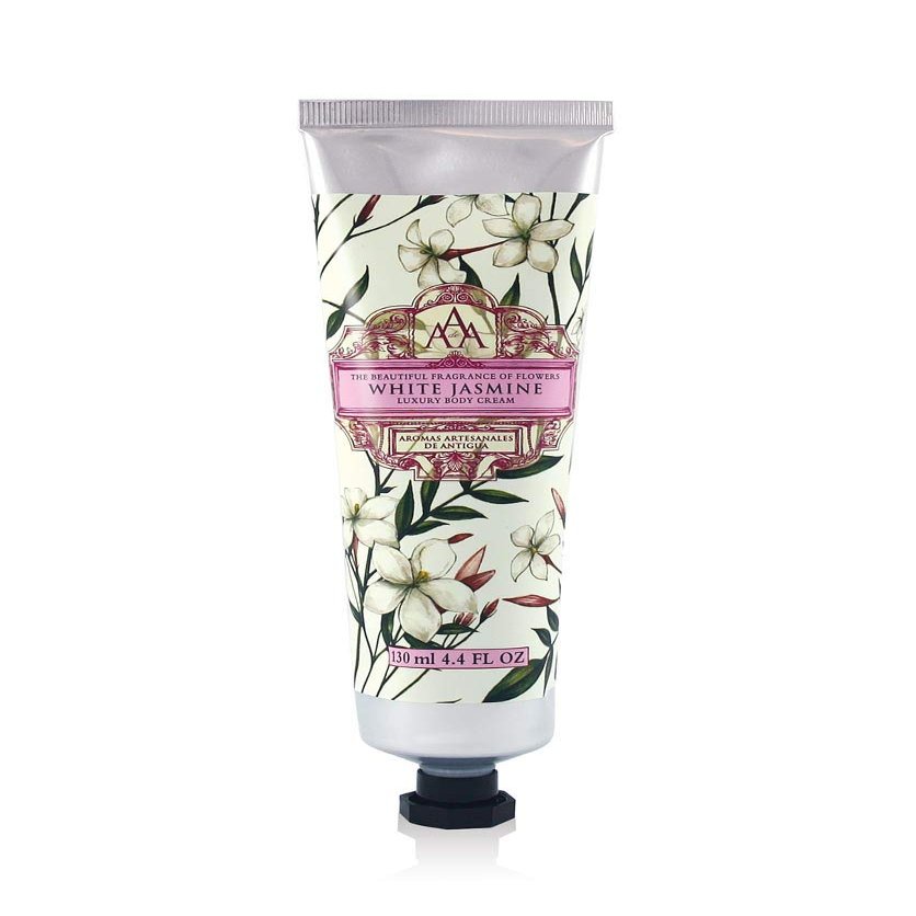 AAA by Somerset European Made Shea Butter Body Cream, White Jasmine, 4.4 Fl Oz