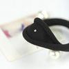 10 Pcs Women's Imitation Pearl Towel Ring Hair Bands Ponytail Holder Hair Ties Black Elastic Rubber Band Hair Ropes Headbands Hair Accessories (White) view 4