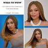 JBG SERVICES Twisted Wigs, 22-Inch Micro Million Twist Braided Wig - Light, Ultra Braid Wigs for Black Women with Glueless Front Lace Closure - No Tangle Synthetic Braids - Copper Blonde - Color 27 view 2