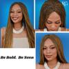 JBG SERVICES Twisted Wigs, 22-Inch Micro Million Twist Braided Wig - Light, Ultra Braid Wigs for Black Women with Glueless Front Lace Closure - No Tangle Synthetic Braids - Copper Blonde - Color 27 view 4
