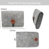 AUONY Essential Oil Carrying Case Bag, 6 Bottles Essential Oils Travel Organizer Pouch Bag for 5ML / 10ML / 15ML Oils view 2