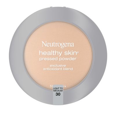 Neutrogena Healthy Skin Pressed Makeup Powder Compact with Antioxidants & Pro Vitamin B5, Evens Tone, Minimizes Shine & Conditions, Light to Medium 30.34 oz (Pack of 2)