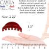 Camila Paris CP2529 French Hair Clip for Women for Thick Hair for Long Curly Wavy Hair, Red, Girls Hair Claw Clips Jaw Styling Hair Accessories for Women, Strong Hold No Slip Grip, Made in France view 3