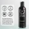 ZEUS Beard Shampoo - Cleansing & Moisturizing with Green Tea & Natural Ingredients to Soften, 8 oz (Made in USA) Verbena Lime view 4
