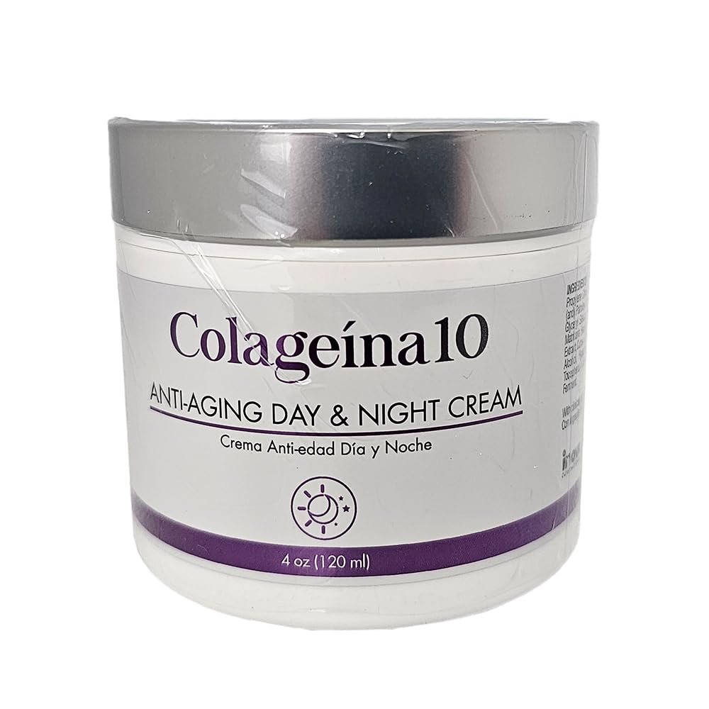 Colageina 10 Day and Night Cream, Anti-Aging - 4 fl oz