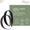 Parcelona French Wide 3/4" Shell Brown and Black Celluloid Set of 2 Headbands for Women view 3