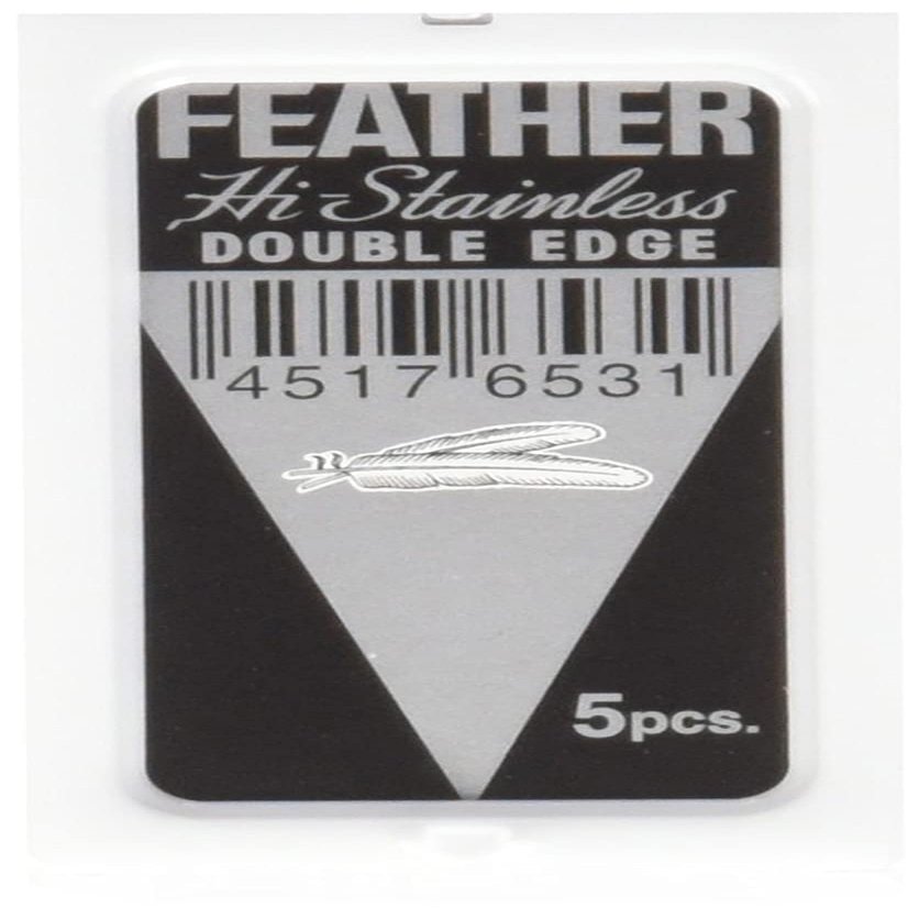 Jatai Feather Stainless Steel Double-Edge Blades - 5 ct