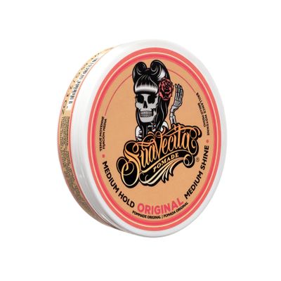 Suavecita Pomade for Women 2.3 oz Can - Medium Hold, High Shine, Water Based, Wax Like Flake Free - All Day Hair Free Gel Hairstyles Easy to Wash Out