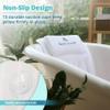 Bath Pillow for Tub, Full Body Bathtub Pillow and Mat for Head, Neck and Back Support, Relaxing Spa Cushion Head Rest and Mat for Tub Jacuzzi, Luxury Bathtub Accessories for Women and Men Quick Drying view 3