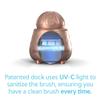 TAO Clean Ona Diamond Orbital Facial Brush and Cleansing Station, Electric Face Cleansing Brush with Ergonomic Handle, Dual Speed Settings, Rose Gold view 3