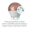 TAO Clean Ona Diamond Orbital Facial Brush and Cleansing Station, Electric Face Cleansing Brush with Ergonomic Handle, Dual Speed Settings, Rose Gold view 4