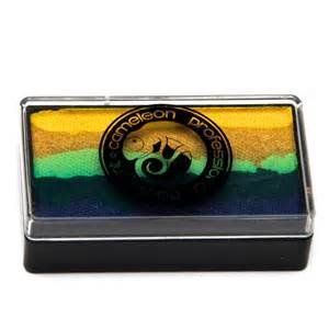Cameleon Professional Face & Body Paint Colorblock - PALM TREE