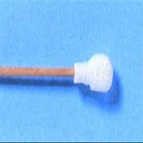 6" Foam Over Cotton Applicator, Wood Shaft, 50/PK
