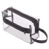 Heavy Duty Clear Travel Toiletry Makeup Bags Transparent Shaving Bag Water Resistant Cosmetic Bag Organizer Pouch with Zipper and Handle view 1