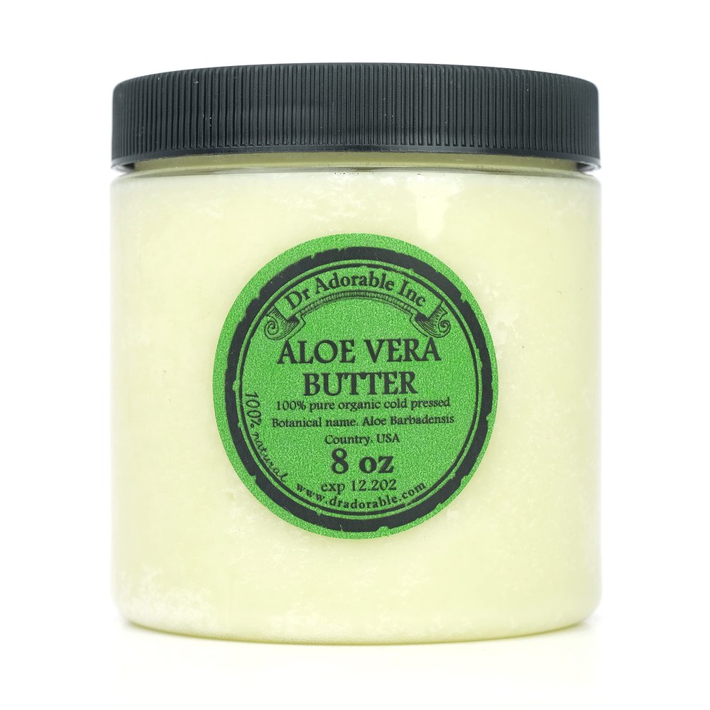 Dr Adorable - 8 oz - Aloe Vera Butter - Pure Natural Premium Organic Cold Pressed