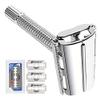 2 Pieces of Assured Stainless Steel Double Edge Safety Razors with 10 Asured blades & 10 Doroco blades view 2