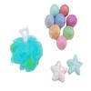 Bath Bombs and Bath Sponge Gift Set, 11 Piece view 2
