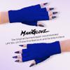 ManiGlovz - The Original UPF 50+ UV Light Protective Nail Gloves | Gel Manicure Gloves and Anti UV Fingerless Gloves for Women | Can be Used as Sun Protection Gloves for Driving | Nude view 2