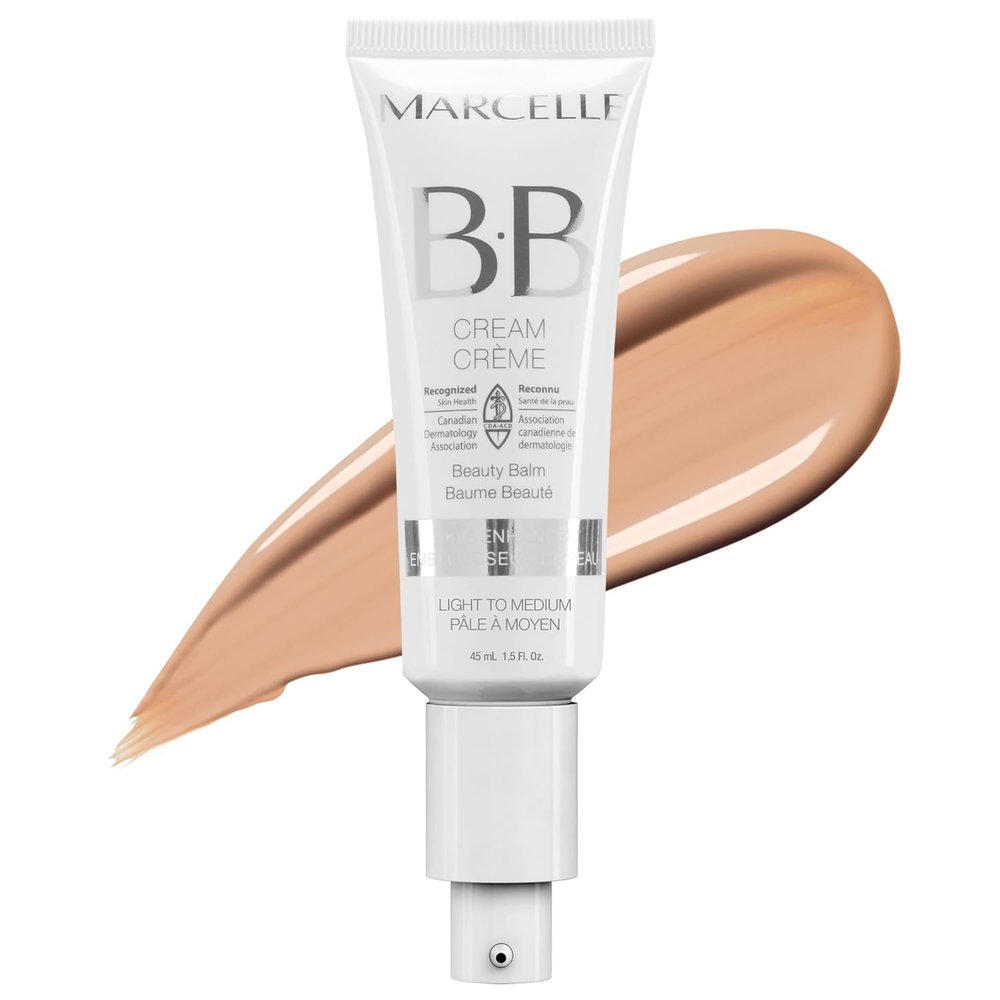 Marcelle BB Cream Beauty Balm, Light to Medium, Tinted Moisturizer, 45 mL