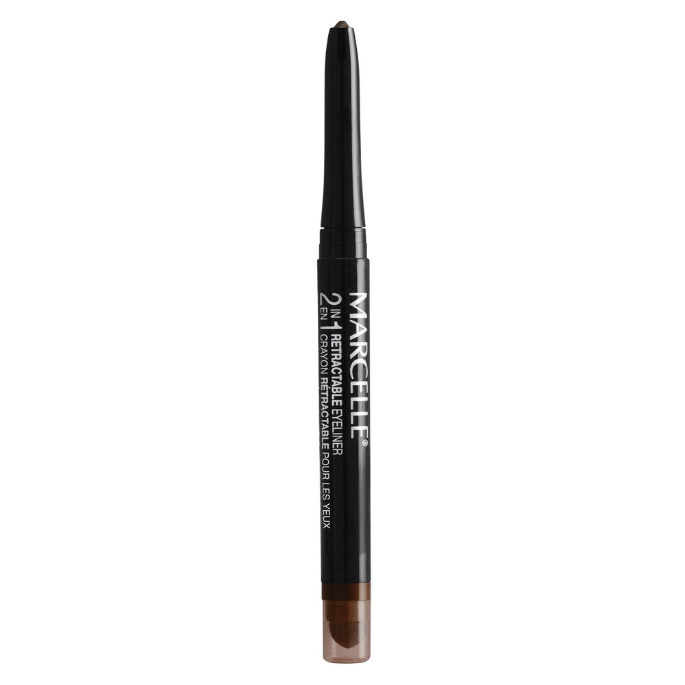 Marcelle 2-in-1 Retractable Eyeliner, Brown, 0.31 g