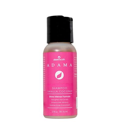 Adama Vanilla Coconut Shampoo Zion Health 2 oz Liquid