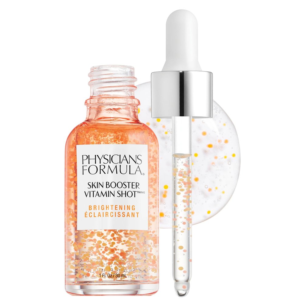 Physicians Formula Skin Booster Vitamin Shot, Brightening Serum with Vitamin C, Licorice & B3, Targets Dark Spots for Radiant Glow Brighten