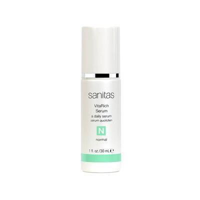 Sanitas Skincare VitaRich Serum, Hydrating, Reparative Serum, Multivitamin Blend, Vegan Squalane, 1 Ounce