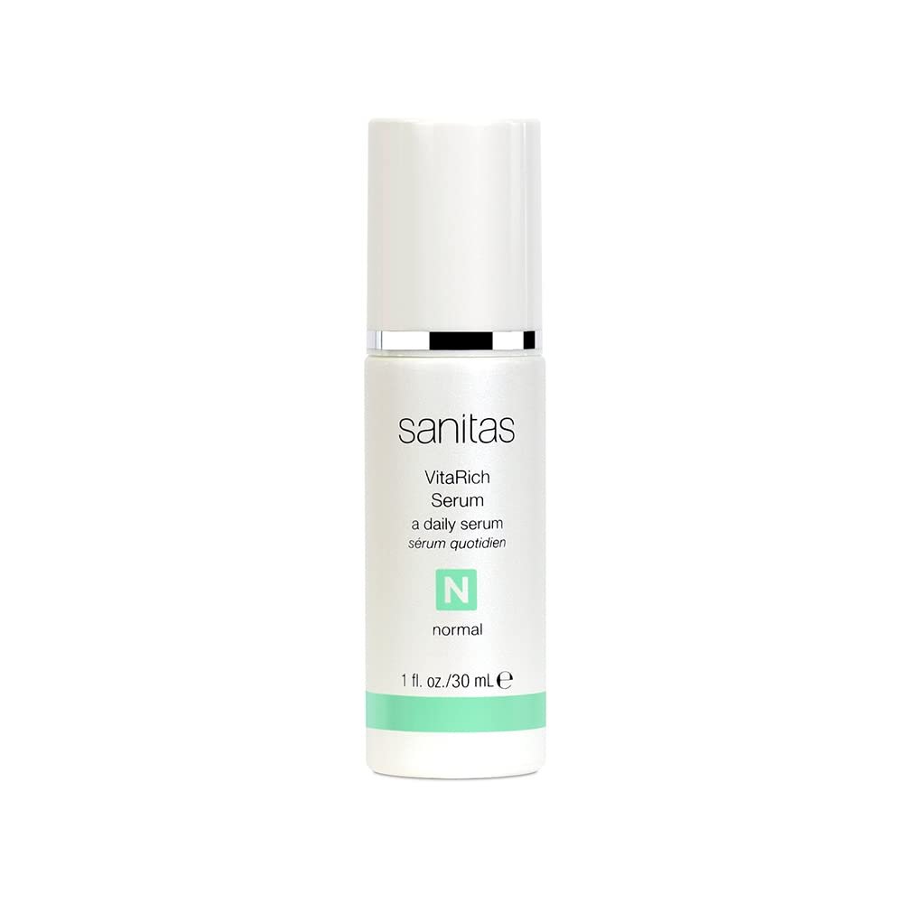 Sanitas Skincare VitaRich Serum, Hydrating, Reparative Serum, Multivitamin Blend, Vegan Squalane, 1 Ounce