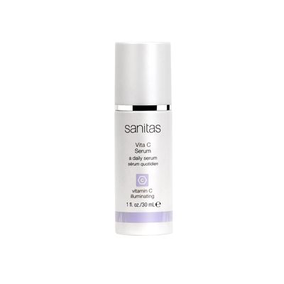 Sanitas Skincare Vita C Serum, Nutrient Rich, Antioxidant Serum, 30% Vitamin C, Vegan Squalane, 1 Ounce