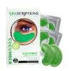 SpaScriptions Hydrogel Cucumber Under Eye Patches - Cooling Hydrating Eye Masks for Dark Circles, Puffiness and Wrinkles, Depuffing Gel Eye Pads for Women for Refreshing Daily Skin Care, 4 Pairs view 1