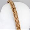 Dk Blonde Strawberry Reddish Braid Faux Hair Headband Braided Plaits 3/4" Wide Girls Headbands For Women view 2