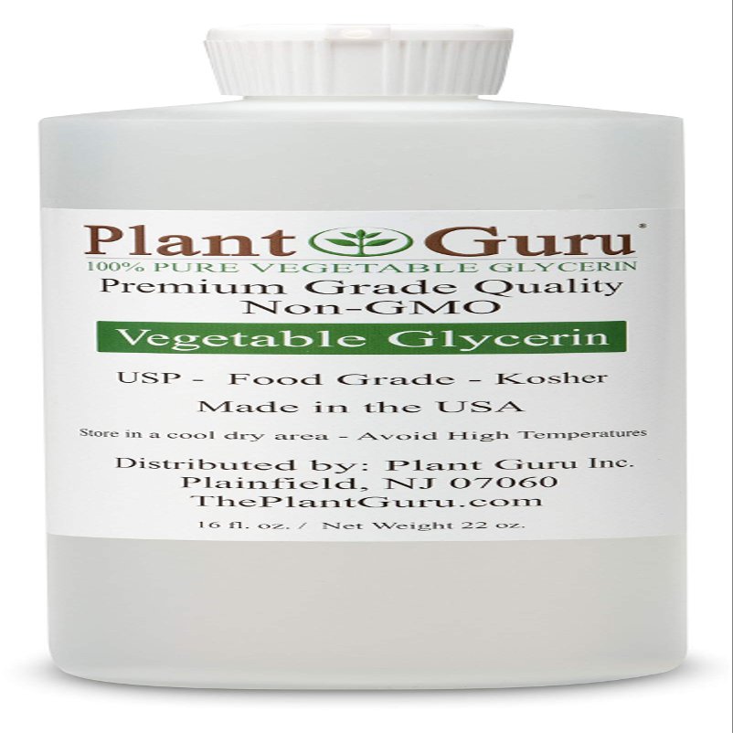 Vegetable Glycerine/Glycerin 16 oz. USP Food Grade Kosher - Great for Skin, Hair, Face, Body, Crafts and DIY Soap Making.