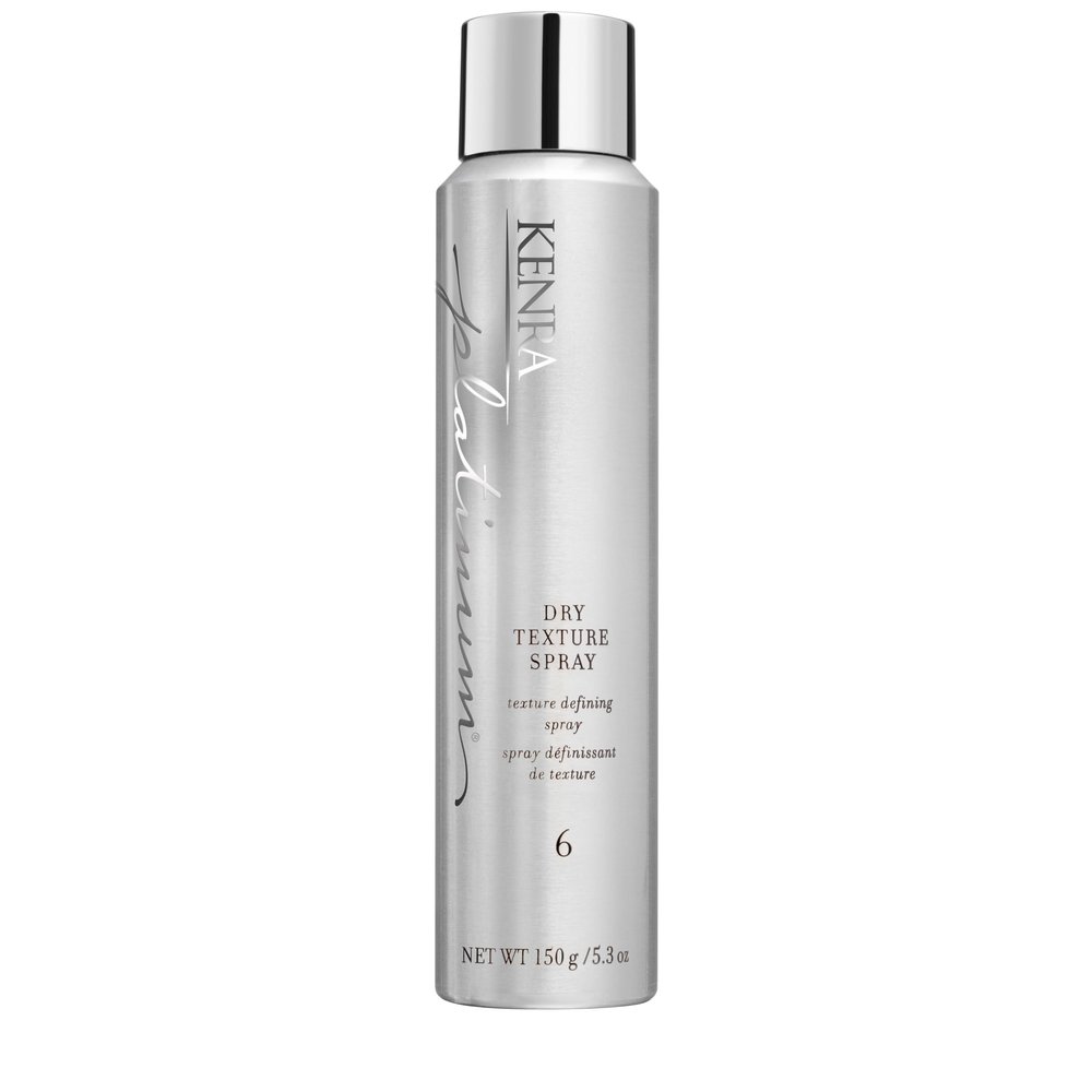 Kenra Platinum Dry Texture Spray 6 | Texture Defining Styler | Increases Texture & Fullness | Absorbs Oils & Impurities | Ultra-Lightweight, Non-Drying Formulation | All Hair Types | 5.3 oz