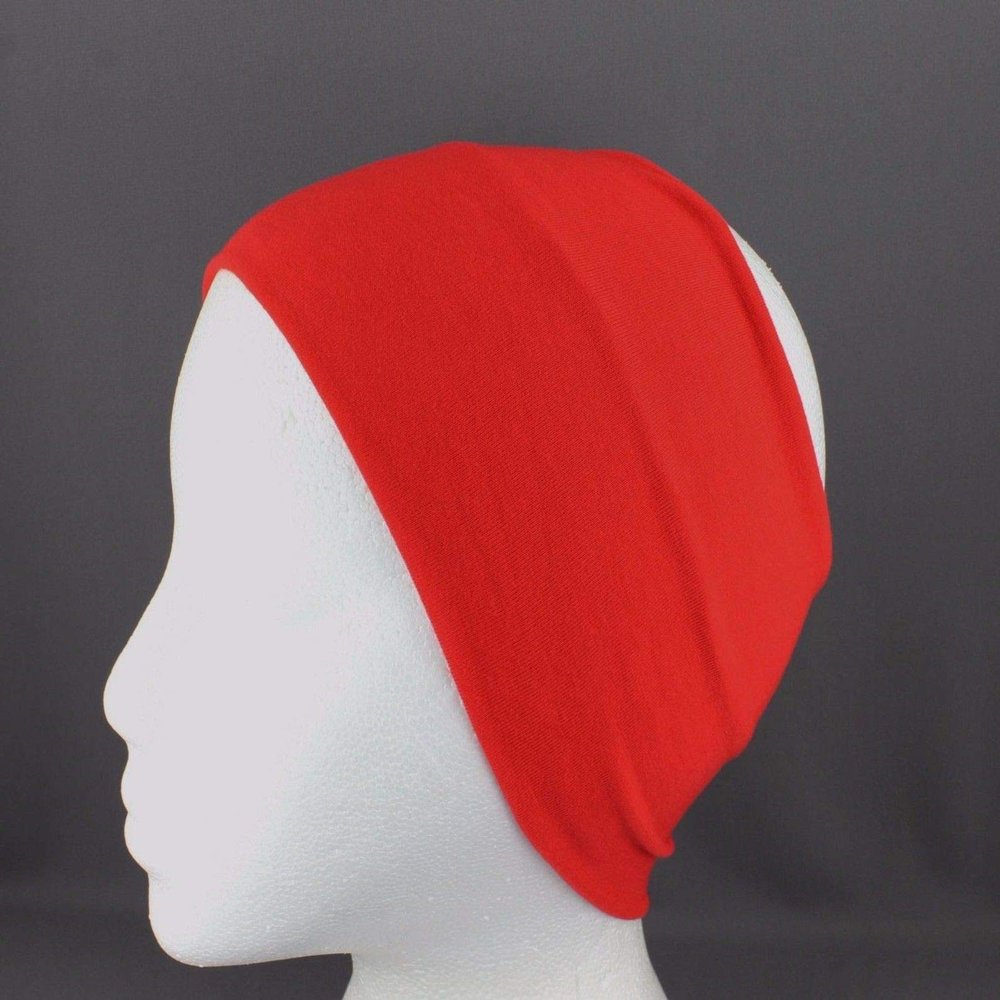 Red Headband Extra 4.5" Wide Soft Stretch Elastic Hair Head Band Headbands for Women