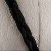 Black Braid Faux Hair Band Headband Stretch Elastic Braided Plaits 1/2" Wide Headbands for Women view 2