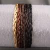 Black Braid Faux Hair Band Headband Stretch Elastic Braided Plaits 1/2" Wide Headbands for Women view 4