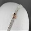 Silver Tone Crystal Metal Mesh Chain Thin Skinny Headband Hair Band Accessory Headbands for Women view 2