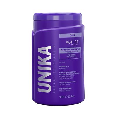 agilise Unika Neutralizante Capilar pH Balancing Treatment for Damaged Hair Acidificante | Shea Butter, Batana Oil & Keratin Post-Chemical & Straightener Care, Coloring, Bleaching & Keratina