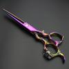6 inch purple hairdressing scissors Japan 440C hairdressing scissors cutting scissors scissors set (Cutting scissors) view 4