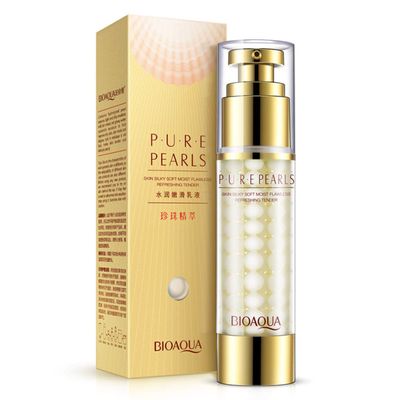 BIOAQUA Pure Hydrolyzed Pearls Skin Silky Moist Flawless Refreshing Tender Nourishing Cells Plants Extracts 60g