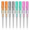 Autdor 8Pcs Mixed Piercing Needles - 14G, 16G, 18G & 20G IV Catheter Needles for Ear, Nose, Lip, Tongue, Belly, Navel, Nipple & Cartilage Piercing Kit view 1