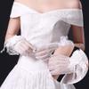Bridal Wedding Gloves Party Dress Lace Short Gloves B06 view 2