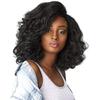 Sensationnel Curls Kinksandco Half Wig - Top Lady Instant Weave Drawstring Cap for Natural 3C to 4C Hair Textures (1B OFFBLACK) view 1