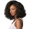 Sensationnel Curls Kinksandco Half Wig - Top Lady Instant Weave Drawstring Cap for Natural 3C to 4C Hair Textures (1B OFFBLACK) view 3