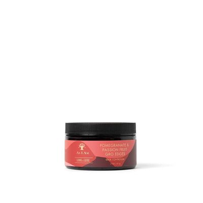 As I Am Long and Luxe Groedge Edge Controller 4oz - Rejuvenates, Strengthens Hair Line - Long Lasting Hold, Flake Free - Enriched with Pomegranate, Passion Fruit