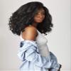 Sensationnel Curls Kinksandco Half Wig - Rain Maker Instant Weave Drawstring Cap for Natural 3C to 4C Hair Textures (2 DARKBROWN) view 4