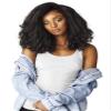 Sensationnel Curls Kinksandco Half Wig - Rain Maker Instant Weave Drawstring Cap for Natural 3C to 4C Hair Textures (1 JETBLACK) view 1