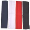 2.75" Wide Fashion Hair Headband Set (4 Colors-black,white,navy blue,red) view 1