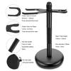 Amazing Safety Razor Shave Kit - Mysterious Black Men's Shaving & Grooming Sets - Butterfly Open Safety Razor,Friendly Brush,Great Shaving Stand,Shaving Soap Bowl, Super Stainless Blades view 2