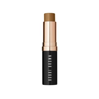 Bobbi Brown Skin Foundation Stick | Portable & Creamy with Medium-to-Full Coverage for Even-Toned Skin, 0.31 Ounce, Warm Almond W-086